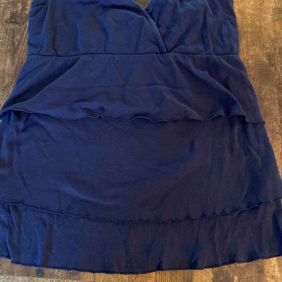 Thyme Maternity Nursing Top, Navy Blue layered - Picture 3 of 7